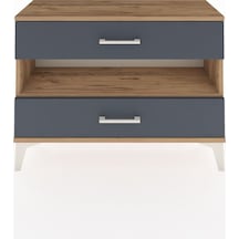Arges Şifonyer Tek Raflı 2 Çekmeceli 88x30x64 Çam-antrasit Atlas Çam