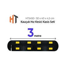 Kauçuk Hız Kesici Kasis Seti -2 Bantlı Eko - 3 Metre