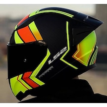 Ls2 Rapıd Race Motosiklet Kaskı Siyah-Sarı