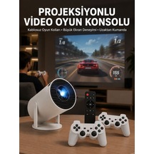Film Dizi Ve Oyun İçin Taşınabilir Kablosuz Mini Projeksiyon Yeni Nesil - Lisinya