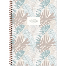 Keskin Color A4 Kareli Defter La Plume Leaves - Mavi