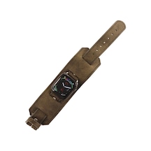 Lvsqvr Newface Apple Uyumlu Watch 42mm Nl17 Deri Kordon - Kahverengi