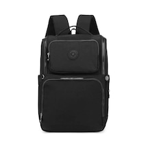 Smart Bags Krinkıl Siyah Kumaş Kadın Sırt Çantası SMB3000
