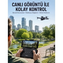 Katlanabilir Çift Kameralı Drone İle Havadan Fotoğraf Ve Video Çekimi