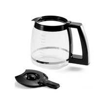 Vkemall Islak Kahve Makinesi İçin Isıya Dayanıklı Cam Değiştirme Kavanozu 12 Bardak, Dcc-1100bk/dcc-1200prc/dcc-2650/dgb500bk Uyumlu Siyah