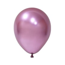 Balonevi Balon 12" Krom Pembe 50 Li Çok Renkli