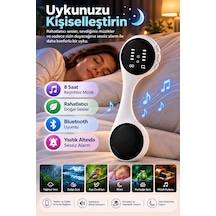 Bluetooth Uyumlu Yastık Altı Uyku Hoparlörü Sessiz Alarm Doğal Sesler 8 Saat Müzik Dinleme - Lisinya