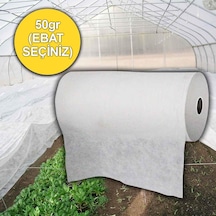 12,8x5 Metre 50gr Agril Isı Don Örtüsü, Zirai Don Kırağı Örtü Karpuz Çilek Örtüsü, Sera Toprak Örtüsü Elyaf Bitki Koruma Örtüsü