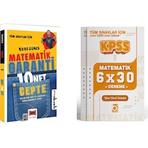 Yargı Tüm Adaylar İçin Matematik Garanti 10 Net Cepte Deneme Seti