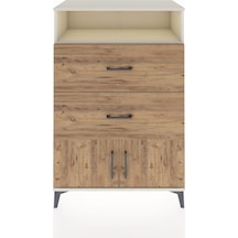 Hyperion Dolap Tek Raflı 2 Çekmeceli 2 Kapaklı 88x44x134 Ayta... Aytaşı