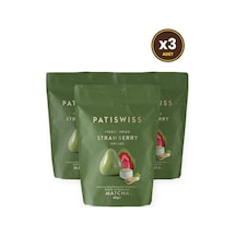 Matcha & Beyaz Çikolata Çilek Draje 80g X 3 Adet