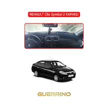 Renault Clio Symbol 2 Kapaklıtorpido Koruma Halısı Kırmızı Kenar
