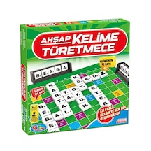 Ahşap Kelime Türetme Oyunu - Ahşap Kelime Türetmece 29x29cm