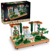 LEGO® Icons Fıskiyeli Bahçe 10359 - Yetişkinler için Dekoratif Bahçe Modeli Yapım Seti (1302 Parça)