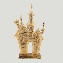 Vitale Gold Metal Şato Dekor 13 30 55 Cm