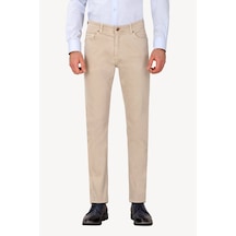 Erkek Taş Üsten Cepli Slim Fit Kanvas Pantolon