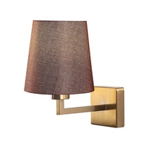 Eskitme Metal Aplik Duvar Lambası E27 18x24x30 Cm Salon Ve Antre Aydınlatma Bej-4651 Çok Renkli
