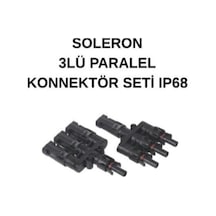 Soleron 3lü Paralel Konnektör Seti Ip68