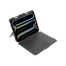 Thz989tr Versavu Apple iPad Uyumlu Pro 13 İnch M5/m4 Aydınlatmalı Bluetooth Türkçe Klavyeli Kılıf