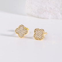 14 Ayar Altın Taşlı Küpe 1,19 Gr-6148