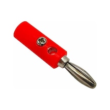 1 Adet 4mm Kırmızı Renk Banan Jak Cx-02 Kırmızı