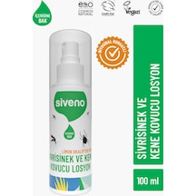 Siveno Sivrisinek ve Kene Kovucu Sprey Losyon Bitkisel Tüm Vücut İçin Aile Boy 100 ml