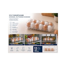 Emilahome 12'li Yumurta Kabı Şeffaf - 870570285 Şeffaf