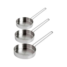 3 Adet Tava Ultra Lüks Paslanmaz Inox Çelik Sos Tava Seti 12-14-16 Cm Metal Saplı Çok Amaçlı Ta Tek Renk