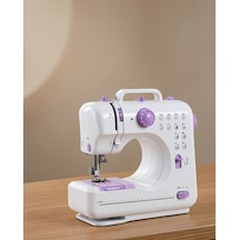 Kompakt Çok Fonksiyonlu Dikiş Makinesi 12 Desenli Asw2-4 Belirtilmemiş
