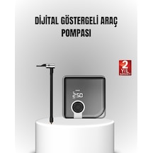 Tek 6000mah Bataryalı Type-c Şarjlı Mini Hava Kompresörü Led Işıklı Najmaddin