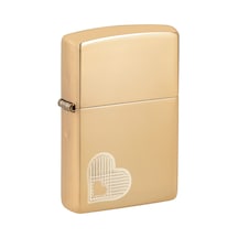 Zippo 254b Double Heart Design Çakmak Çok Renkli