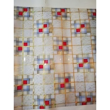 Şeffaf Masa Örtüsü 1,7 Mm 100 Cm X 180 Cm Desenli Kalın Pvc Kaym-Şeffaf-Tek Ebat