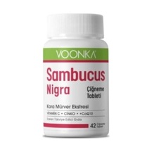 Voonka Sambucus Nigra 42 Çiğneme Tableti