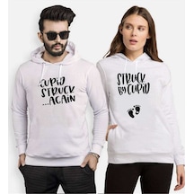 Tshirthane Cupid Struck Agin Sevgili Kombinleri Kapüşonlu Kombin