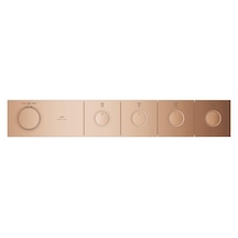 Grohe Grohtherm Aqua Tiles 4 Valfli Akış Kontrollü Ankastre Termostatik Duş Bataryası Br. Warm Sunset 106867dl00 Bakır