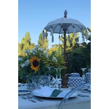 Prodiva Dekoratif Bali Şemsiyesi 80 Cm Krem