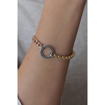Çelik Mix Renk Kadın Bileklik - Özel Seri Bzsurn008230 Mavi