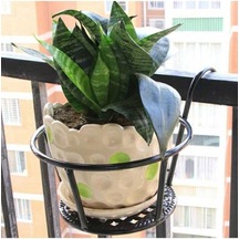 Ulzyvf Lebihmurah 5163 Metal Saksı Raf, Asılı Tencere Sepeti, Bitki Bahçe Depolama Standı