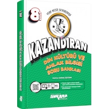 8. Sınıf Kazandıran Din Kültürü ve Ahlak Bilgisi Soru Bankası - Halime Kırnıç Öztürk - Ankara Yayıncılık