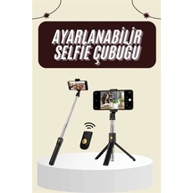Znv Zenvia Mey İthalat Cep Telefonu Tripod Standı Manyetik Selfie Sopa Bluetooth Uzaktan Kumandalı Znv2025 Cmn