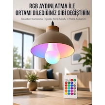 Ambiyans Aydınlatma Rgb Led Lamba Kumandalı Renk Değiştirebilen Renkli 47550734