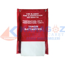 Yangın Battaniyesi 1x1mt