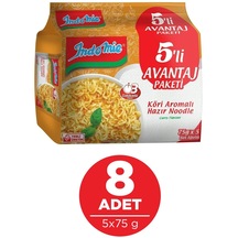 Indomie Körili Hazır Noodle 8'li 5 x 75 G
