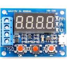 18650 Lityum Testi Zb2l3 Test Cihazı Led Dijital Ekran Direnci Kurşun Asit Kapasitesi Deşarj Ölçer