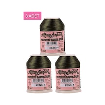 3 Adet Altınbaşak Oya Ve Dantel İpi 20 Gr - Royaleks - No: 004 Çok Renkli