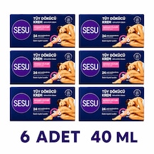 Sesu Tüy Dökücü Krem Hassas Cilt 40 Ml X 6 Adet
