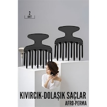 Zenvac Kıvırcık Saç Açıcı Afro Perma Tarağı Zenvac29