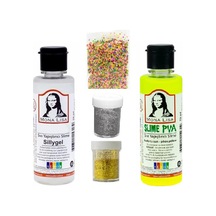 Slime Seti Fosforlu Sarı Renk 70 ML Renkli Slaym Südor Sılaym Set