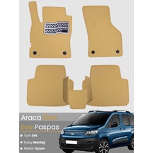 Fiat Doblo 2022-2025 Uyumlu Eva Paspas Tam Set Araca Özel,su Geçirmez,kolay Montaj 468