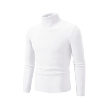 Sonbahar Kış Balıkçı Yaka Kazak Erkekler Sıcak Örme Düz Renk Kazaklar Erkek Slim Fit Rahat Balıkçı Yaka Triko Erkek Kazak Beyaz Sonbahar Kış Balıkçı Yaka Kazak Erkekler Sıcak Örme Düz Renk Kazaklar Erkek Slim Fit Rahat Balıkçı Yaka Triko Erkek Kazak Beyaz